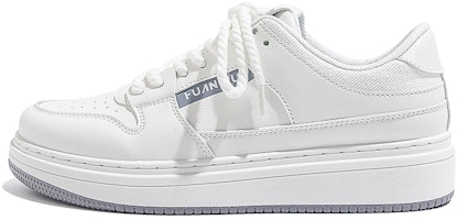 Huanqiu Canvas Splicing 'Breathable White Low-Top' ZHQ-HY003W Huanqiu Canvas Splicing 'Breathable White Low-Top' ZHQ-HY003W