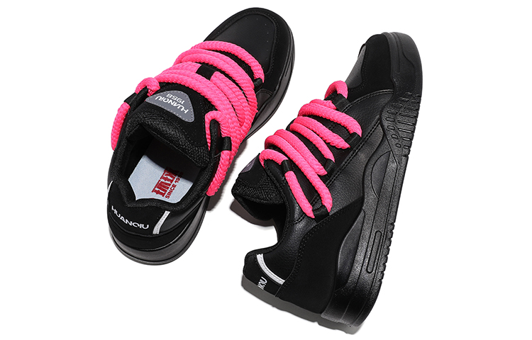 Huanqiu Casual Low-Top 'Black Pink' 圖 5