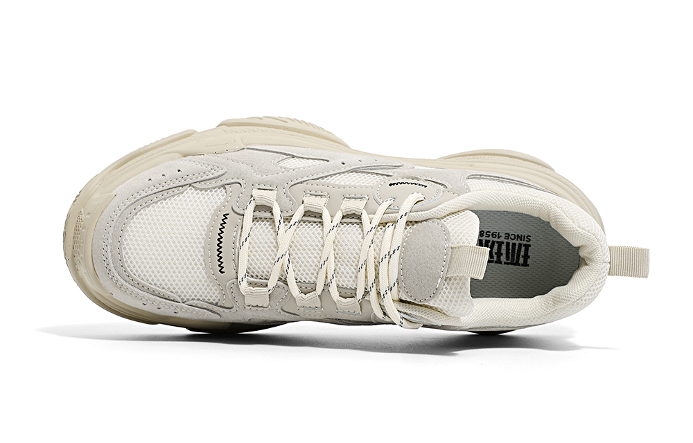 Purchase 環球 HUANQIU 休閒 增高耐磨 中筒 爸爸鞋 男款 米色