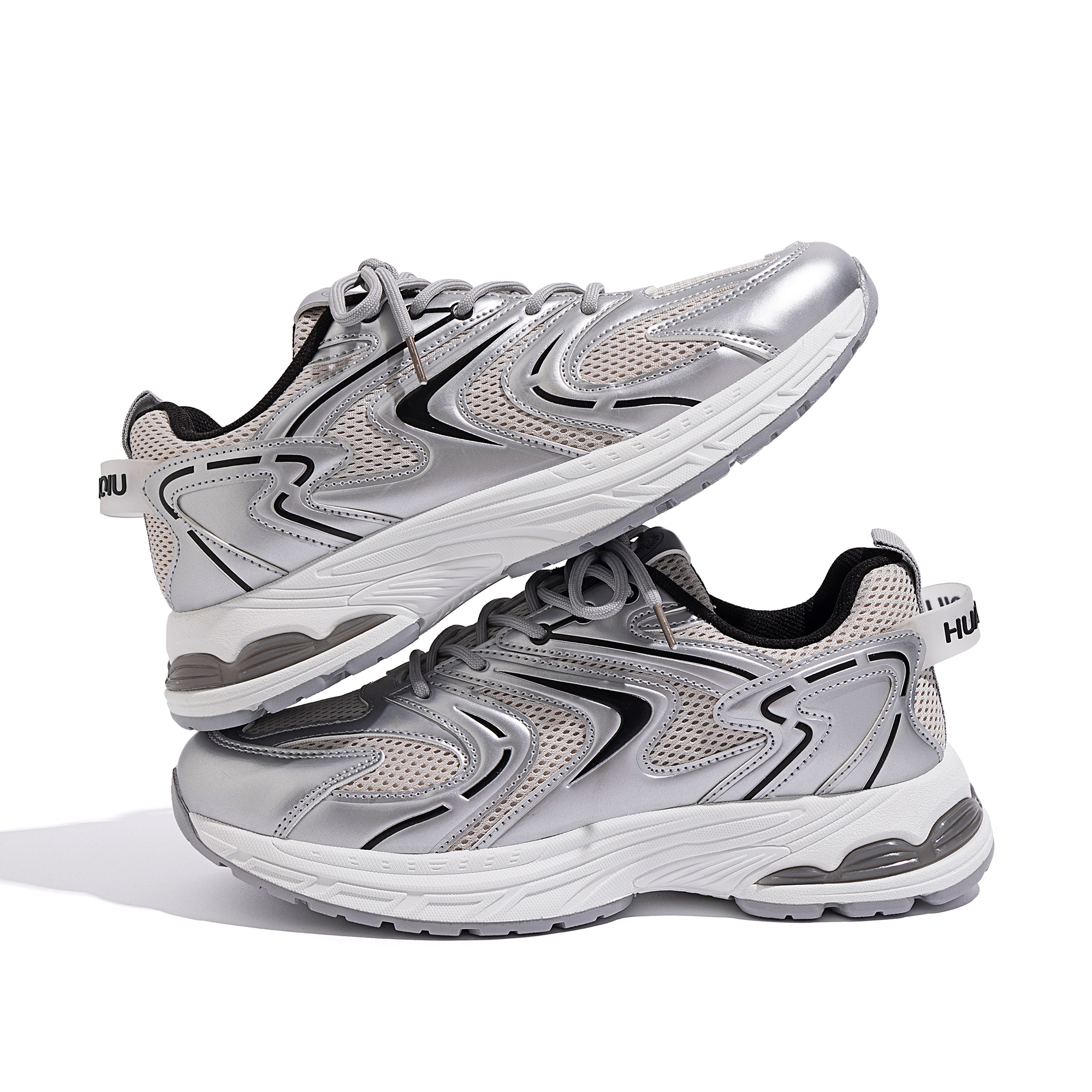Huanqiu Dad Shoes 'Silver' 圖 3