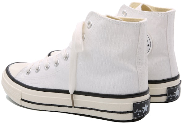 환구 심플 화이트 하이탑 캔버스화 (Hwanggu Simple White Haitap Kenbeoseuhwa) H19801W Shop 환구 심플 화이트 하이탑 캔버스화 (Hwanggu Simple White Haitap Kenbeoseuhwa) H19801W