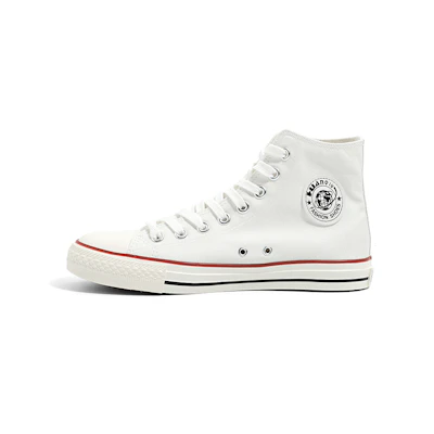 Huanqiu High-Top Canvas 'White-Purple'