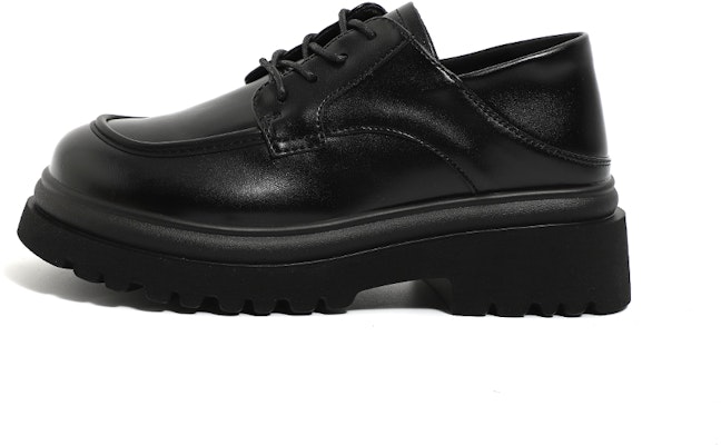 Huanqiu Leather Sneakers 'Black' YW-225049 Buy Huanqiu Leather Sneakers 'Black' YW-225049
