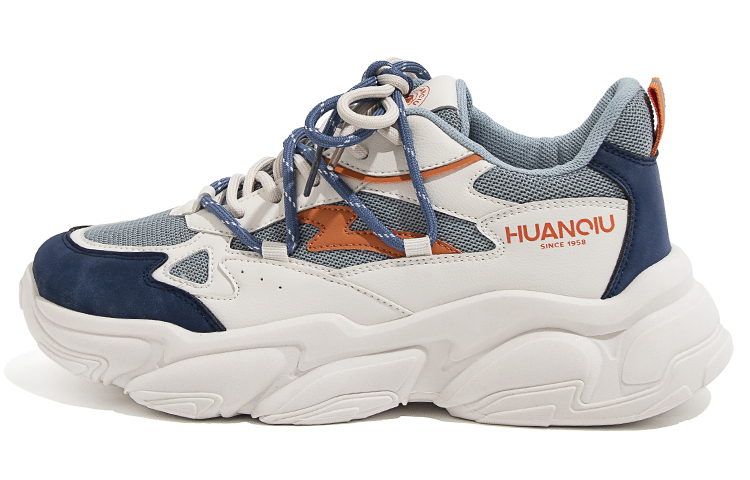 Huanqiu Low-Top 'Beige Blue Orange'
