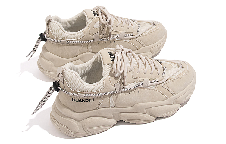 Huanqiu Low-Top 'Beige Patchwork Mesh' 圖 3