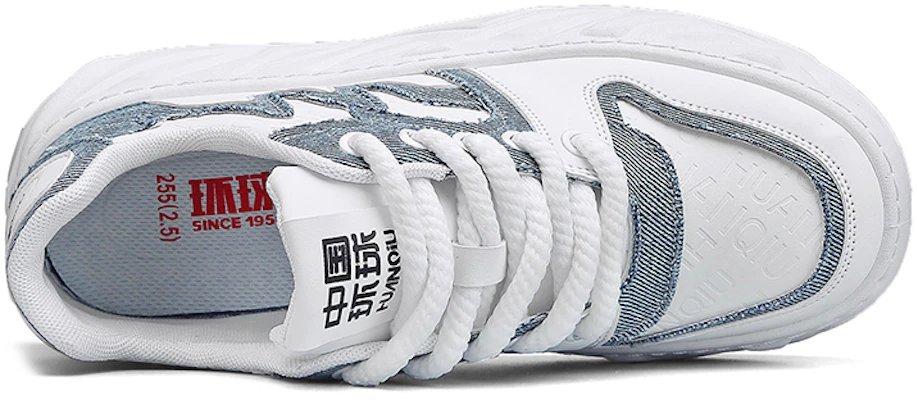 Huanqiu Lage Sneakers ''Wit Blauw'' HQ-LHCX375WL Lookbook Huanqiu Lage Sneakers ''Wit Blauw'' HQ-LHCX375WL