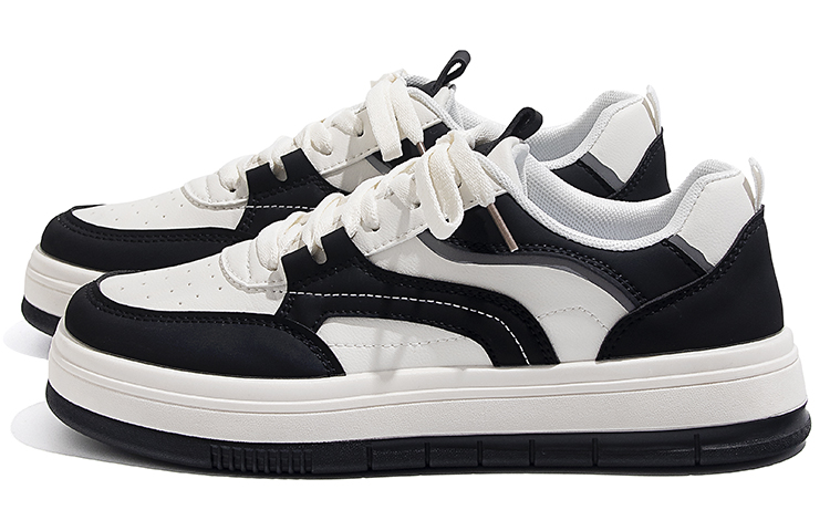 Huanqiu Low-Top Casual 'Beige Black' 圖 2