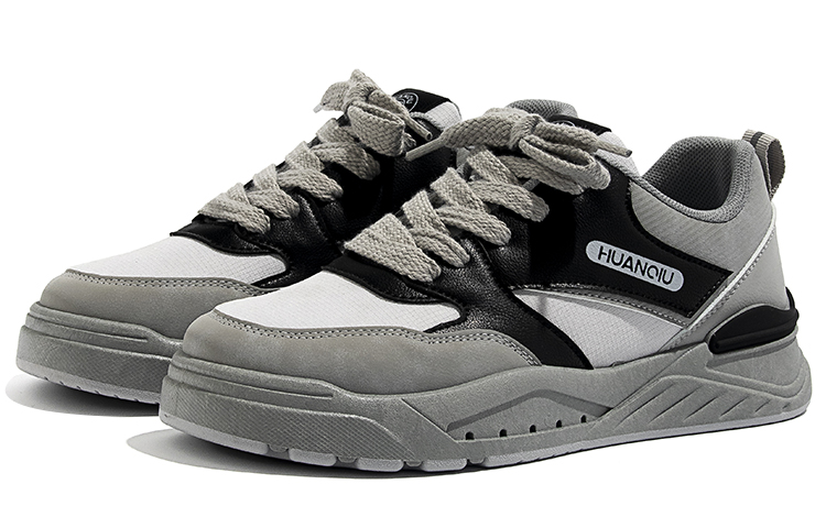 Lookbook 환俅 로우탑 스케이트 '블랙 그레이' (Huanqiu Low-Top Skate 'Black Grey') ZHQ1030BH