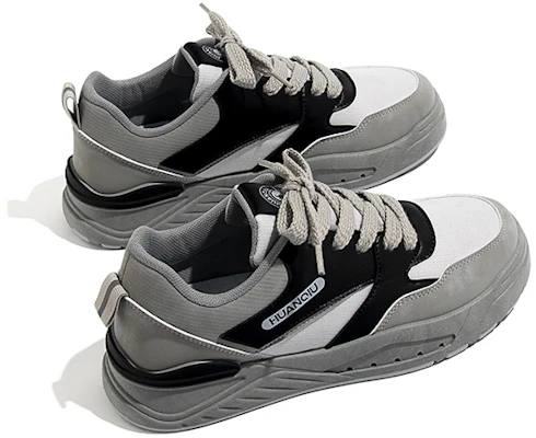 환俅 로우탑 스케이트 '블랙 그레이' (Huanqiu Low-Top Skate 'Black Grey') ZHQ1030BH Shop 환俅 로우탑 스케이트 '블랙 그레이' (Huanqiu Low-Top Skate 'Black Grey') ZHQ1030BH