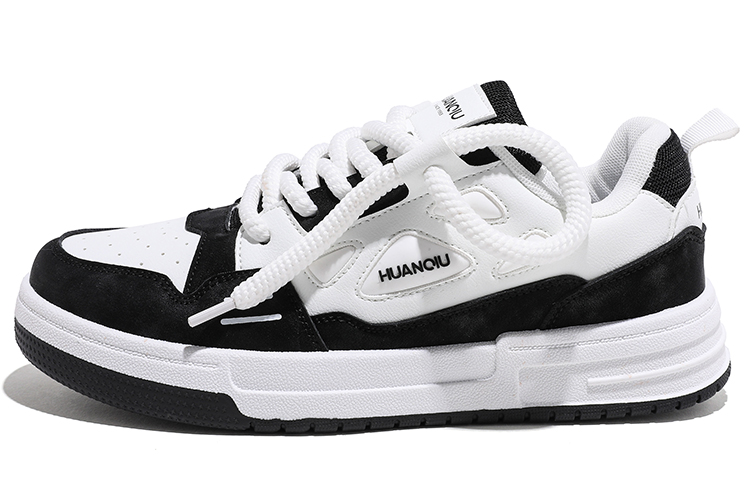 Buy 環球ローカットスニーカー 白黒 (Huanqiu Rōkatto Sunīkā Shirokuro) HQ-XFCB22162WB