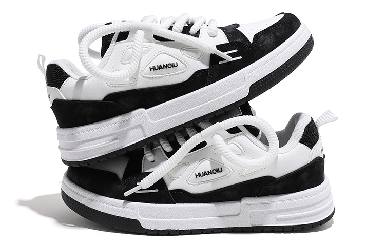 Shop 環球ローカットスニーカー 白黒 (Huanqiu Rōkatto Sunīkā Shirokuro) HQ-XFCB22162WB