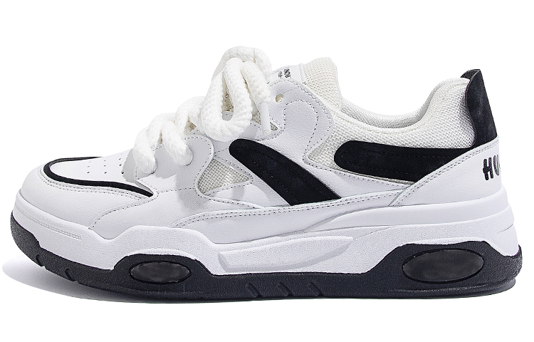 Huanqiu Low-Top Skate Shoe 'White Black' ZHQ5158WB