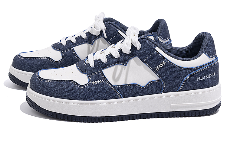 Lookbook Zapatillas de Skate Huanqiu Low-Top 'Azul Denim' ZHQ-HY110WNL