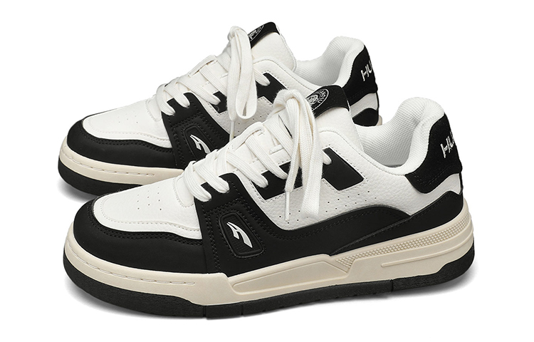 Huanqiu Low-Top Skateboard Sneakers 'White Black' 圖 3