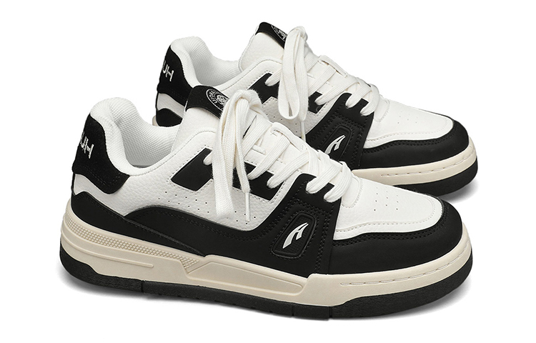 Huanqiu Low-Top Skateboard Sneakers 'White Black' 圖 5