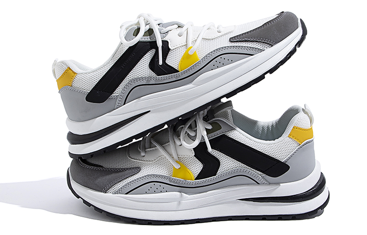 Order 環球 HUANQIU 潮流舒適透氣百搭 低幫 板鞋 男款 白黑