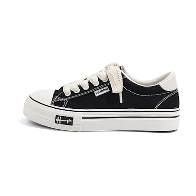 Huanqiu Low-Top Sneakers 'Beige Black'