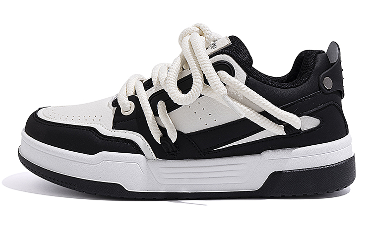 Huanqiu Low-Top Sneakers 'White Black'