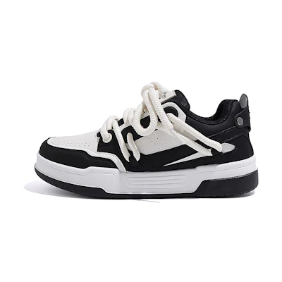 Huanqiu Low-Top Sneakers 'White Black'