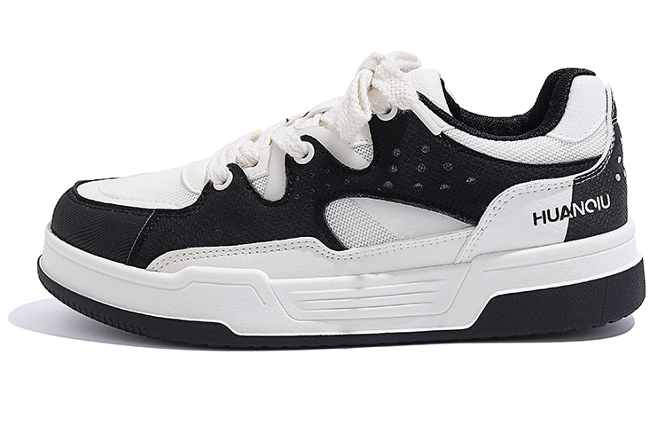 Huanqiu Low Top 'Beige-Black Patchwork'