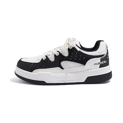 Huanqiu Low Top 'Beige-Black Patchwork'