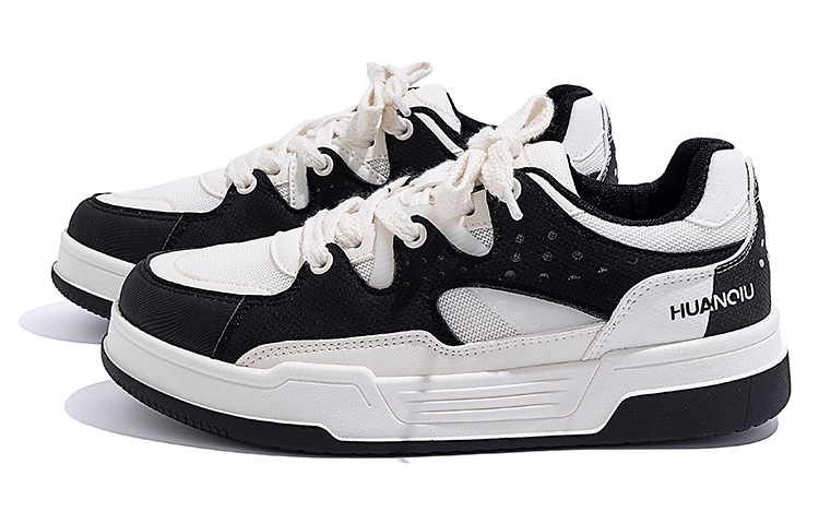 Huanqiu Low Top 'Beige-Black Patchwork' 圖 3
