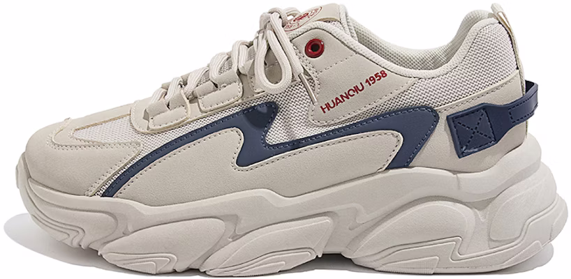 Huanqiu Low Top 'Beige Biru Merah' ZHQ1021MLR Buy Huanqiu Low Top 'Beige Biru Merah' ZHQ1021MLR