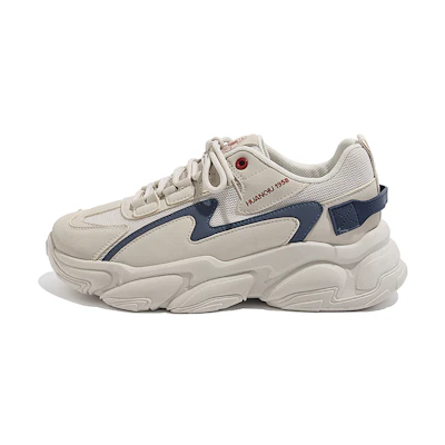 Huanqiu Low Top 'Beige Blue Red'