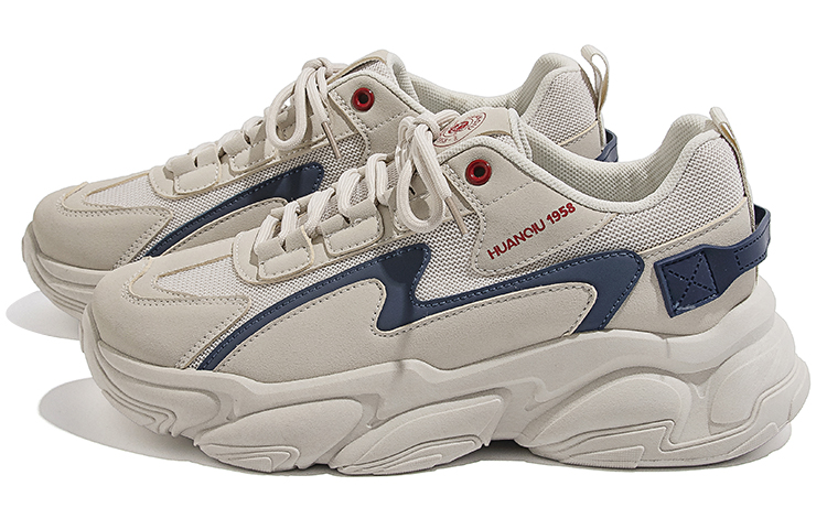 Order Huanqiu Low Top 'Beige Biru Merah' ZHQ1021MLR