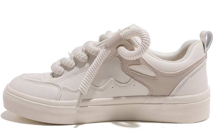 Huanqiu Low Top 'Patchwork Casual Beige' H20795-1MKQ