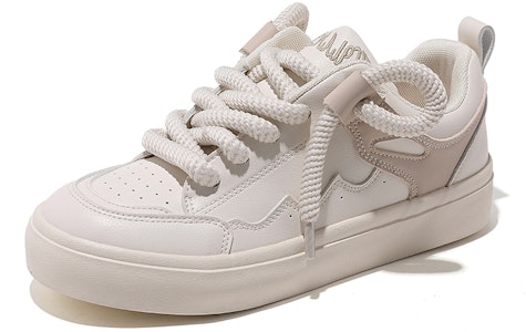 Huanqiu Low Top 'Patchwork Kasual Beige' H20795-1MKQ Order Huanqiu Low Top 'Patchwork Kasual Beige' H20795-1MKQ