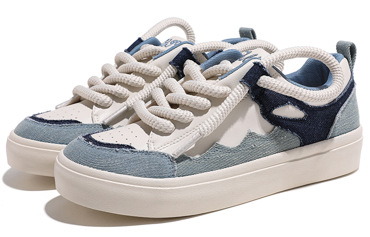 Lookbook 环球低帮 '拼接百搭休闲蓝白' H20795-1WL