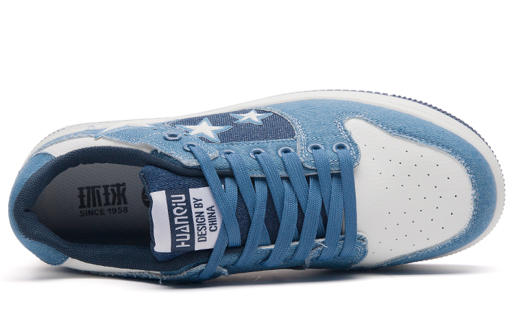 Huanqiu Low Top 'Star White Blue' 圖 3