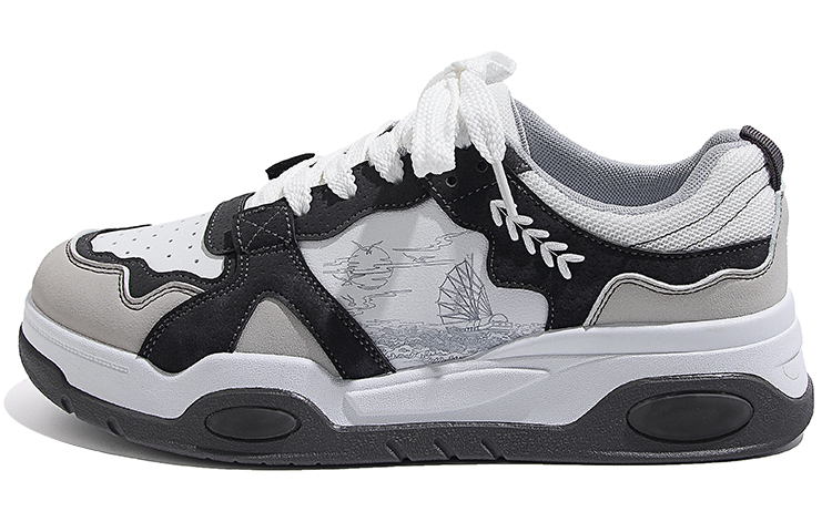 Huanqiu Low Top 'White Grey'