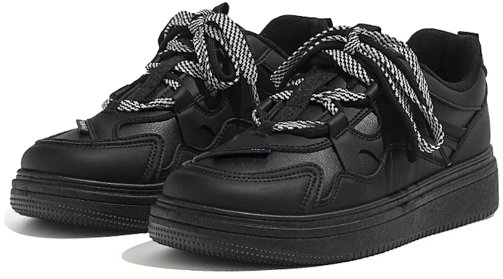 Kasut Roda Huanqiu Low Top 'Hitam' ZHQ-HY015B Lookbook Kasut Roda Huanqiu Low Top 'Hitam' ZHQ-HY015B