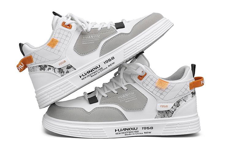 Shop Huanqiu Mid-Top Skate Shoe 'White' HQ-QSCX257W