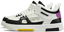 Shop Huanqiu Mid-Top Skateboard Sneakers 'Black Purple' HQ-KLCX377BV