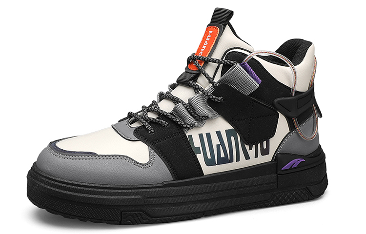 Order Huanqiu Mid Top 'Black Fashion' HQ-KLCX309B