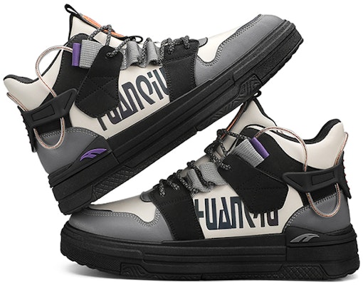 環球ミッドトップ "ブラックファッション" (Huanqiu Mid Top "Black Fashion") HQ-KLCX309B Shop 環球ミッドトップ "ブラックファッション" (Huanqiu Mid Top "Black Fashion") HQ-KLCX309B