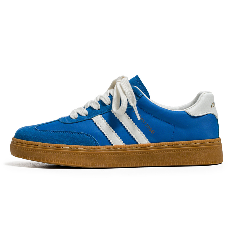 HUANQIU Retro Blue Low-Top Sneakers - Comfortable, Stylish & Durable. H20972 Blue Color