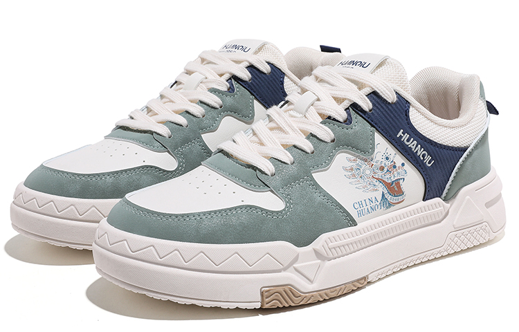 Lookbook Kasut Skate Huanqiu 'Beige Hijau' HQ-HWCB22151DG