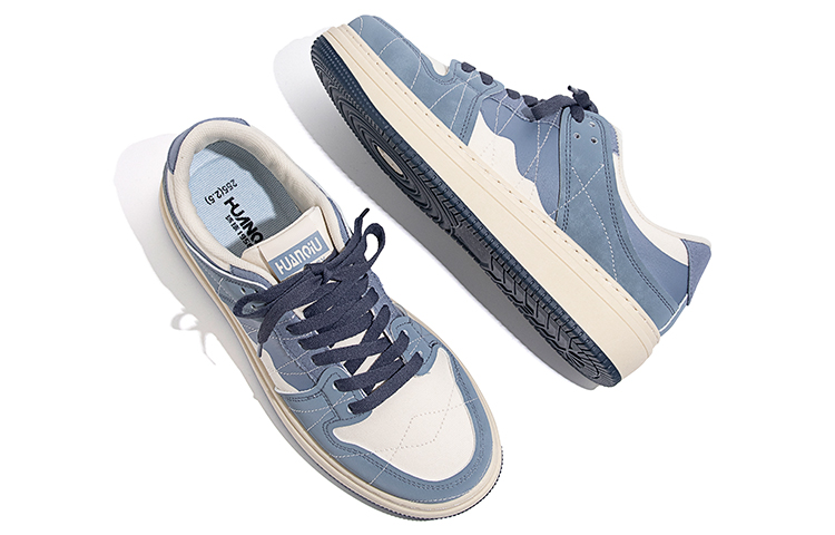 Purchase Sepatu Skate Huanqiu 'Beige Biru' ZHQ-HY066ML