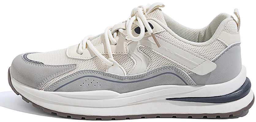 全球 HUANQIU 潮流舒適百搭 板鞋 男款 米灰 Buy 全球 HUANQIU 潮流舒適百搭 板鞋 男款 米灰