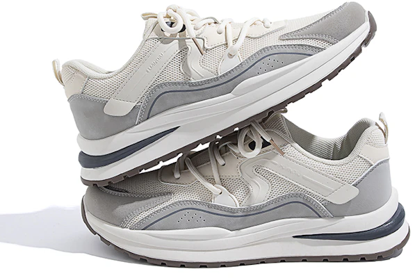 全球 HUANQIU 潮流舒適百搭 板鞋 男款 米灰 Lookbook 全球 HUANQIU 潮流舒適百搭 板鞋 男款 米灰