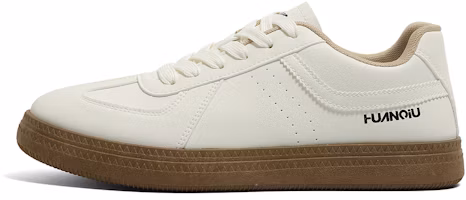 HUANQIU White Low-Top Casual Retro Sneakers Anti-Slip Durable Shoes YW-258007 HUANQIU White Low-Top Casual Retro Sneakers Anti-Slip Durable Shoes YW-258007