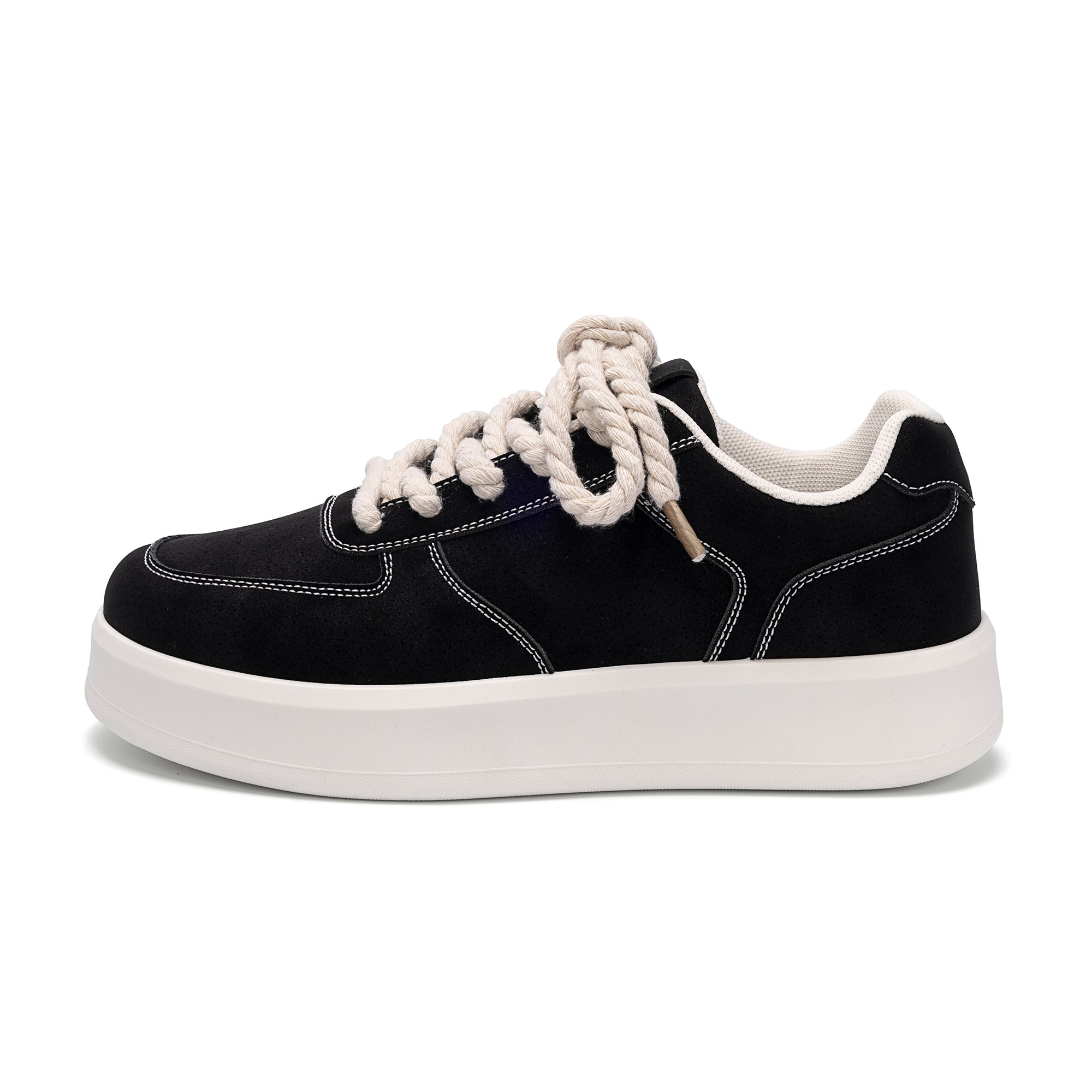 Huanqiu Year of the Horse Air Force 1 Low Black Retro Style Sneakers ZHQ-HY671 Black