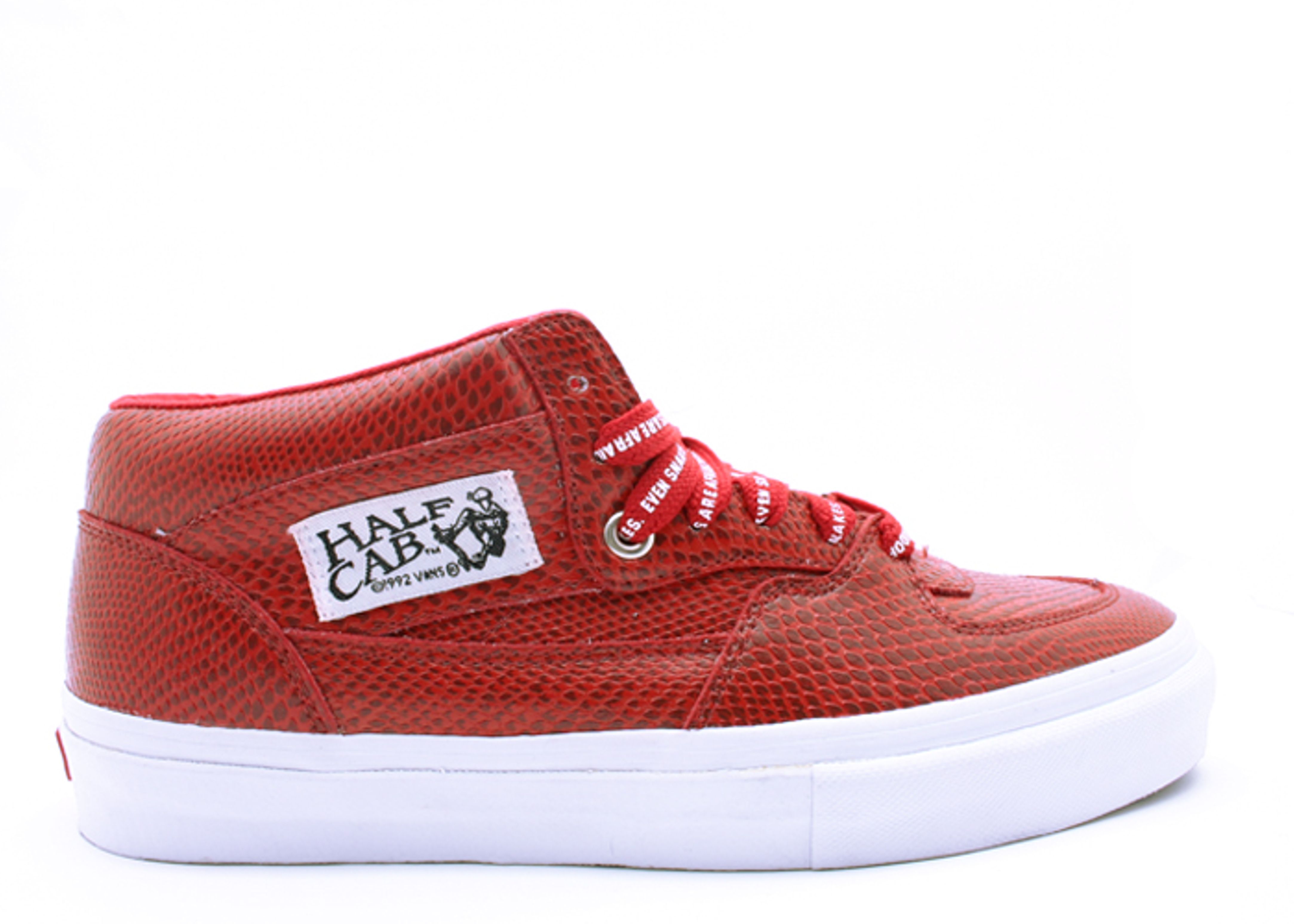 HUF x Vans Half Cab LX 'Red Snakeskin' VN-0CH90K8