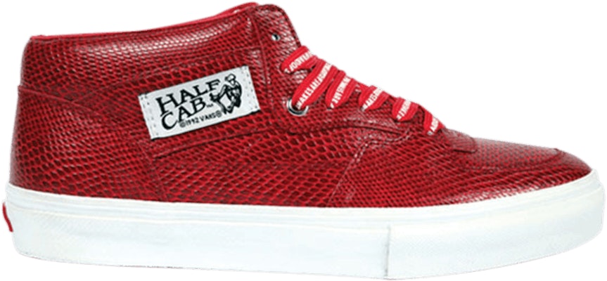 HUF x Vans Half Cab LX 'Red Snakeskin' VN-0CH90K8 Buy HUF x Vans Half Cab LX 'Red Snakeskin' VN-0CH90K8