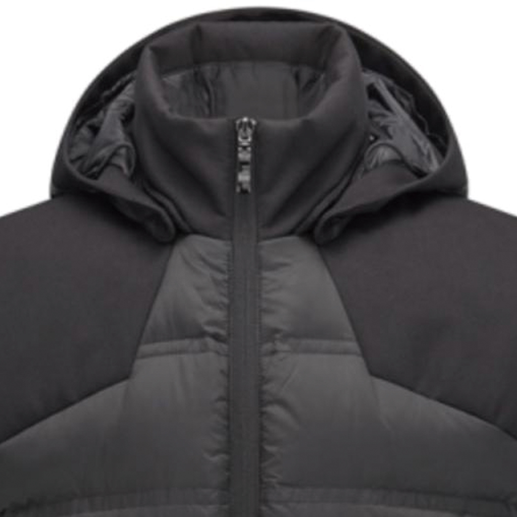 HUGO BOSS  Black Logo Detachable Hood Down Jacket with Zipper. 50463437-001 圖 5