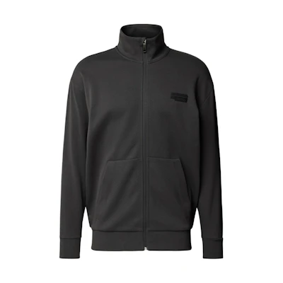 HUGO BOSS Black Logo Print High-Neck Zip-Up Casual Jacket. 50511413-016